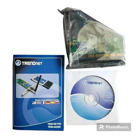 Trend Net TEW-423PI 54Mbps Wireless G PCI Adapter New in box - Picture 3 of 5